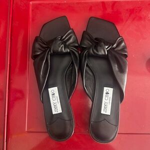 Jimmy Choo Authentic Black Leather size 39 Brand New